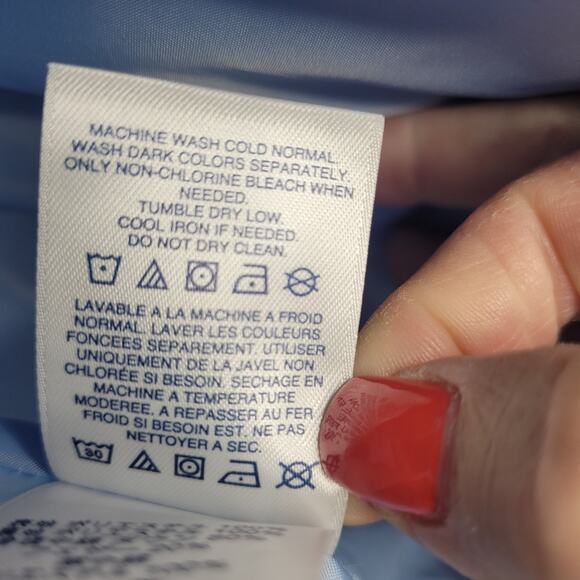 Lands' End Vest Womens Medium Puffer 600 Fill Down Feather Plaid - Picture 6 of 8